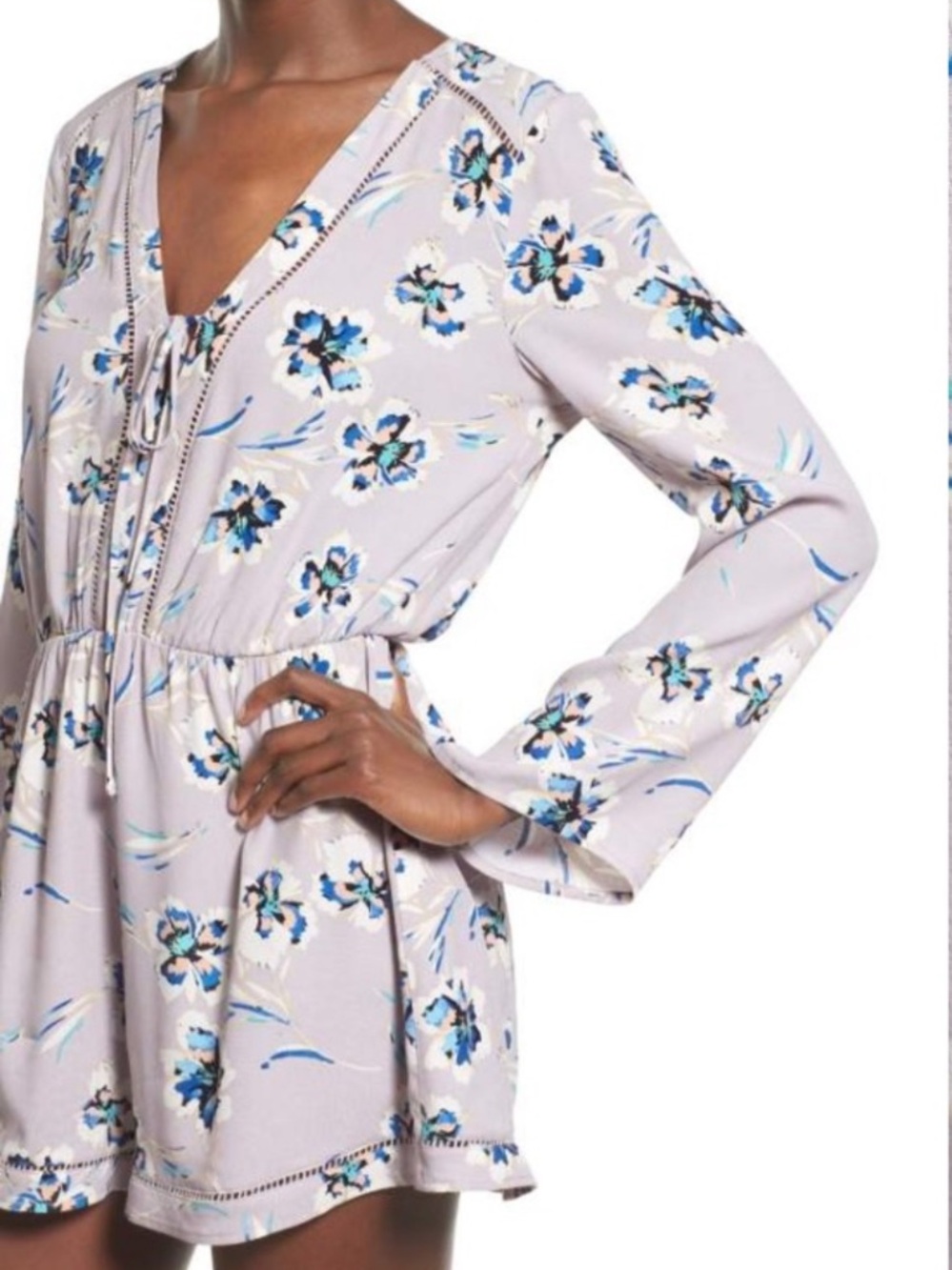 ASTR the Label Floral Romper